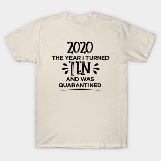 10th Birthday Quarantined T-Shirt T-Shirt